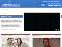 Tablet Screenshot of mesheshamd.com